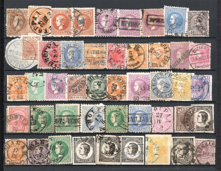 1869-1902 Serbia Collection of Readable Cancellations