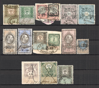 1875-93 Austria Collection of Readable Cancellations