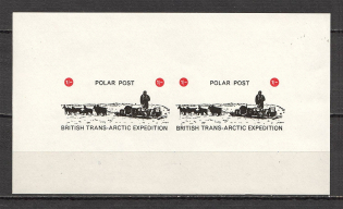 British Trans-Arctic Expedition Polar Post Block