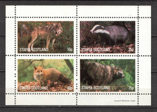 1981 Scotland Fauna Block