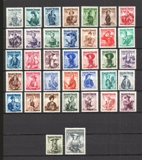 1948-58 Austria (CV $250, Full Sets, MNH)