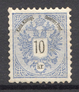 1883 Austria 10 Kr (CV $150, MNH)