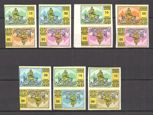 1958 Anniversary of the November Action Pairs Tete-Beche (Offset, MNH)