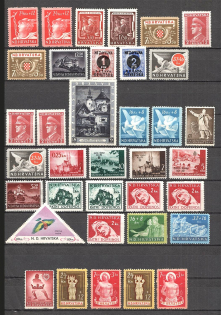 1941-44 Croatia Group of Stamps (2 Scans, MNH/MLH)