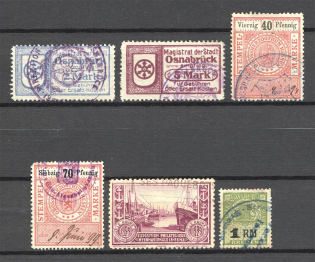 Europe Revenue Stamps Group of Stamps (Canceled)
