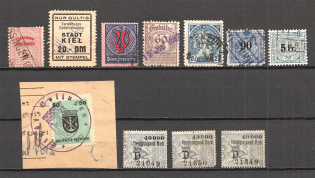 Germany Revenue Stamps Group of Stamps (Canceled)