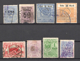 Germany Revenue Stamps Group of Stamps (Canceled)