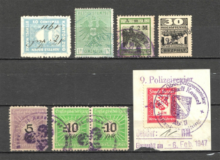 Germany Revenue Stamps Group of Stamps (Canceled)