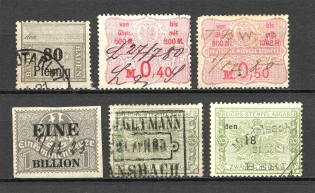 Germany Revenue Stamps Group of Stamps (Canceled)