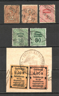 Germany Revenue Stamps Group of Stamps (Canceled)