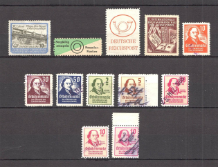 Germany Revenue Stamps Group Group of Stamps (Canceled/MH)