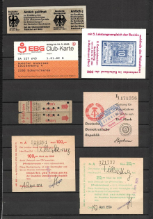 1974-1989 Germany Tickets and Club Cards