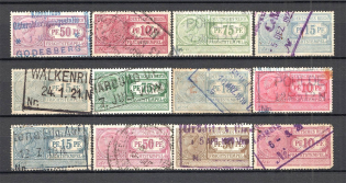 1912-19 Germany Reich Freight Stamps (Canceled)