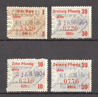 Germany Revenue Stamps (Canceled)