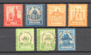 Germany Advertising Brand Group of Stamps