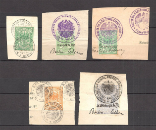 1903-11 Prussia Germany Revenue Stamps (Canceled)