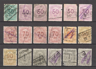 Prussia Germany Railway Stamps (Canceled)