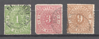 1869-73 Wurttemberg Germany (CV $70, Signed, Canceled)
