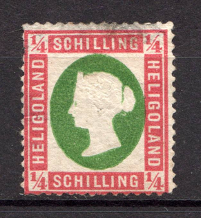 1873 Heligoland Germany 1/4 Sh (Old Forgery)