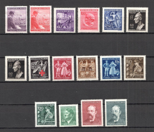 1943-45 Bohemia and Moravia (Full Sets, MNH)
