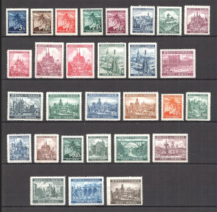 1939-42 Bohemia and Moravia (Full Sets, MNH/MLH)