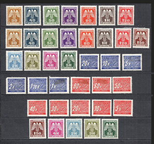 1939-43 Bohemia and Moravia Official Stamps (Full Sets, MH/MNH)