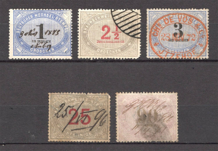 Braunschweig Germany Bill of Exchange Stamps (Canceled)