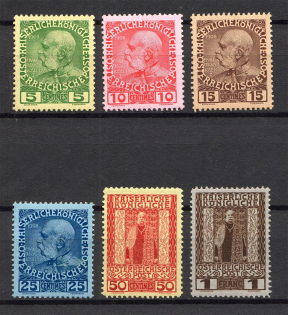 1908 Austria Crete Offices Abroad (CV $25, Full Set)