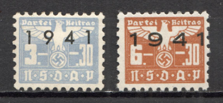 1941 Cinderella `NSDAP` Membership Fee (MH/MNH)