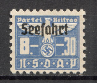 Cinderella `NSDAP` Sea Travel Stamp (MNH)