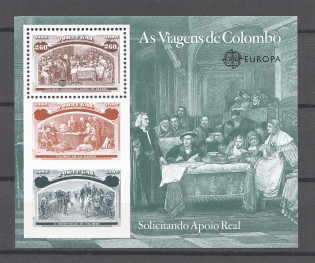 1992 Portugal Block (CV $20, MNH)