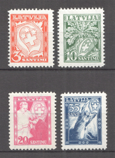 1936 Latvia (CV $15, Full Set)