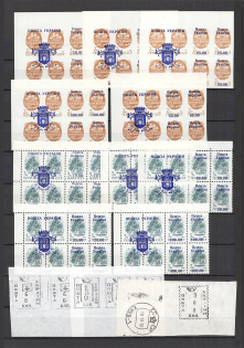 90's Local Provisionals of Russia, Ukraine, Baltic States, Former Republics (Small Collection, MNH)