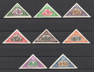 1932 Lithuania Airmail (CV $60, Full Set)