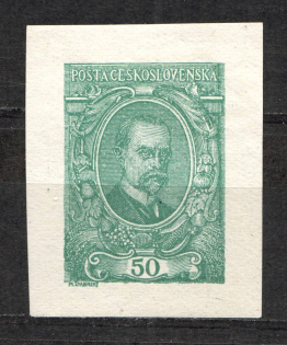 1920 Czechoslovakia `50` (Essay, Probe, Proof)
