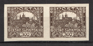 1919 Czechoslovakia `300` Pair (Probe, Proof)