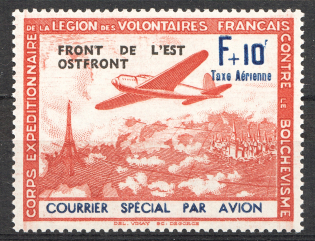 1942 Germany Reich French France Legion (Without Dot above `i`, CV $120, MNH)