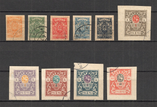 1919 Russia Denikin Army Civil War (Imperforated, Canceled)