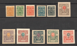 1919 Russia Denikin Army Civil War (Imperforated, Full Set)