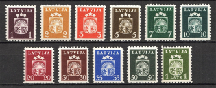 1940 Latvia (Full Set, CV $20, MNH)