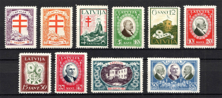 1930 Latvia (Full Set, CV $30)