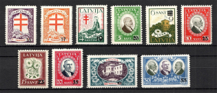 1931 Latvia (Overprints, Full Set, CV $120)