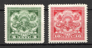 1925-26 Latvia (Full Set, CV $145, MH/MNH)