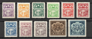 1923-25 Latvia (Full Set, CV $110)