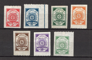 1919 Latvia (Perf 9.75, CV $95)