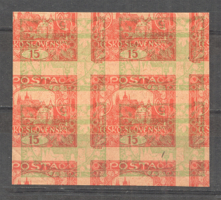 1918-19 Czechoslovakia Different Denomination (Probe, Proof, Multiply Printing, MNH)