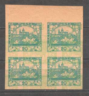 1918-19 Czechoslovakia Different Denomination (Probe, Proof, Multiply Printing, MNH)