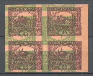 1918-19 Czechoslovakia Different Denomination (Probe, Proof, Multiply Printing, MNH)