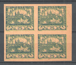 1918-19 Czechoslovakia Different Denomination (Probe, Proof, Multiply Printing, MNH)