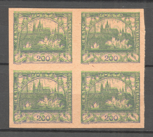 1918-19 Czechoslovakia Different Denomination (Probe, Proof, Multiply Printing, MNH)